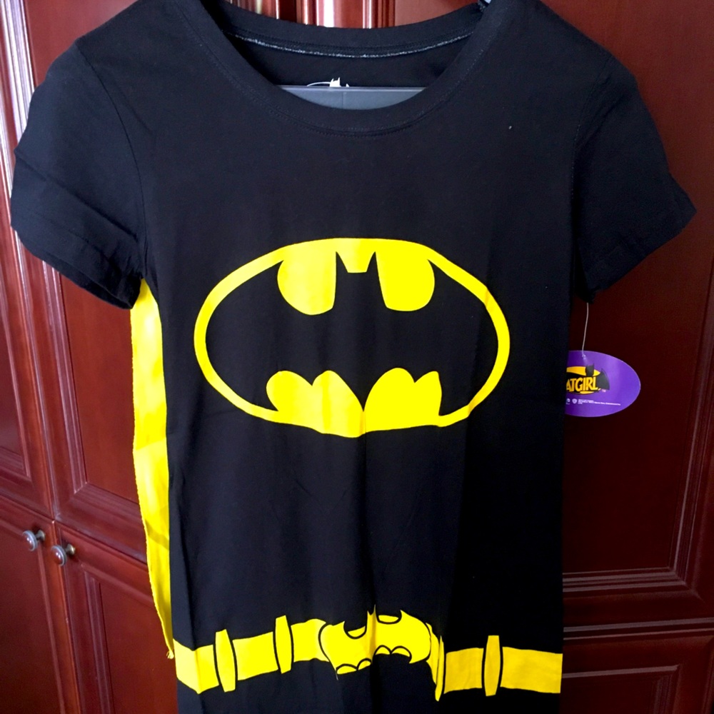 DC Batgirl Removable Cape Jr sleepwear Ava M New